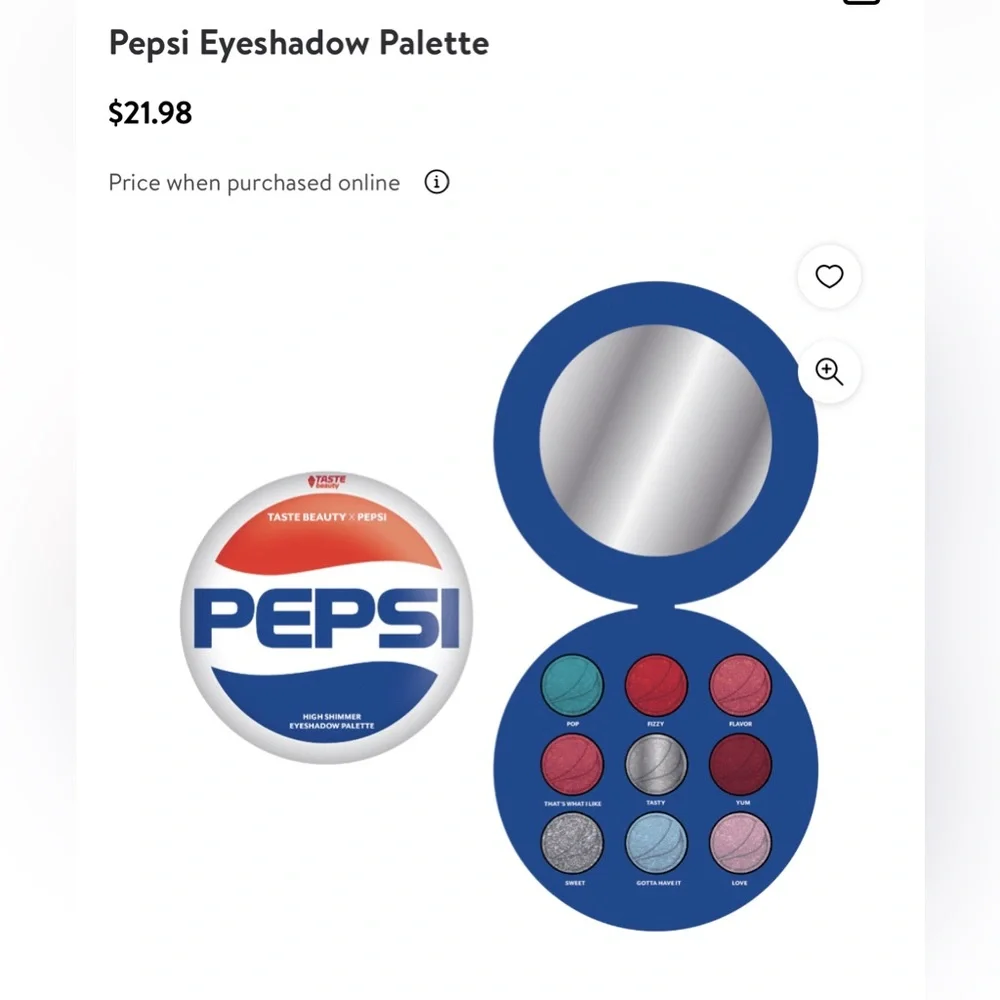 Taste Beauty x Pepsi Eyeshadow Palette